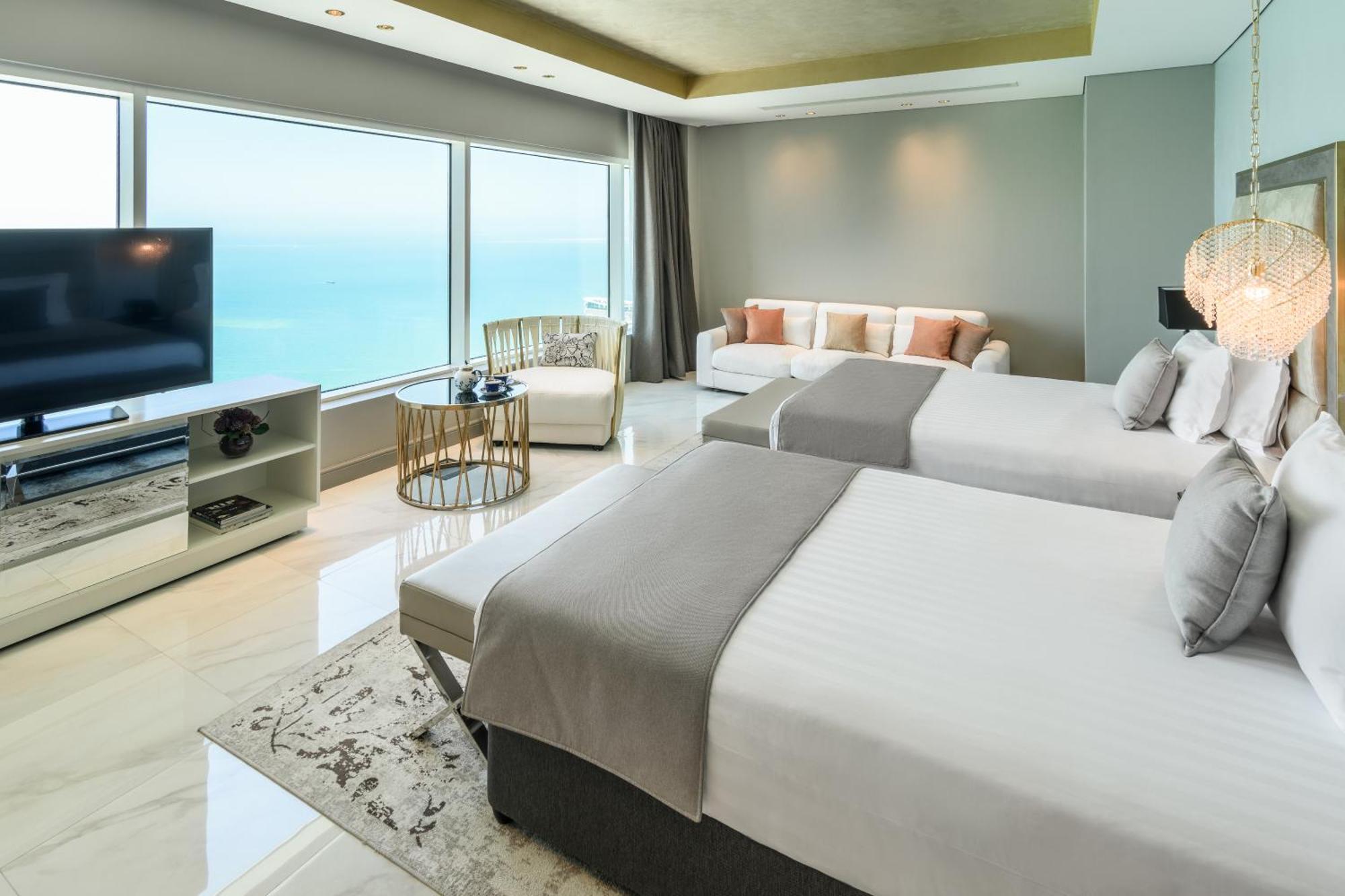 Centara West Bay Hotel & Residences Доха Экстерьер фото Deluxe Ocean View Room