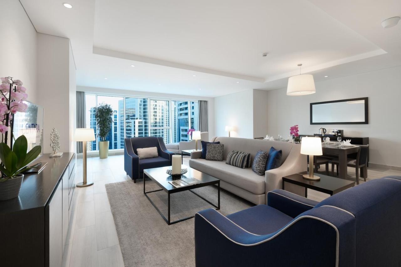 Centara West Bay Hotel & Residences Доха Экстерьер фото A living room in a typical apartment